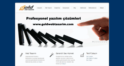Desktop Screenshot of goldwebtasarim.com